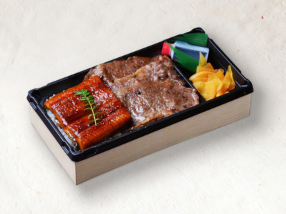 絶品うなぎ＆特選A5和牛カルビ重【お茶付き】