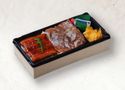 絶品うなぎ＆特選A5希少部位みすじお重【お茶付き】