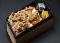 松茸＆特選A5和牛のすき焼き重【お茶付き】