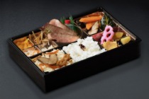 松茸＆A5ランク黒毛和牛ステーキ弁当【お茶付き】