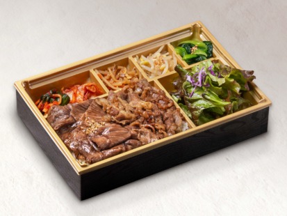 【肉1.5倍】A5 希少部位みすじ＆炭焼きカルビの焼肉弁当